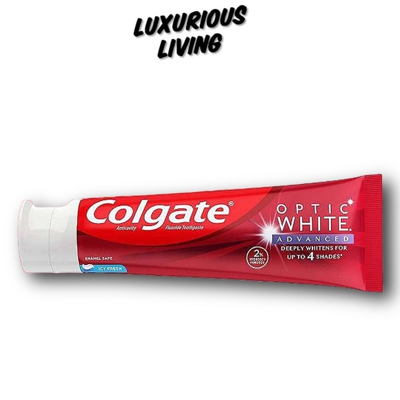 (3) Colgate Optic White Advanced Whitening Toothpaste - Icy Fresh - 3-Pack - Picture 5 of 5